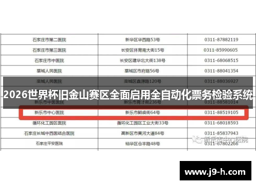2026世界杯旧金山赛区全面启用全自动化票务检验系统